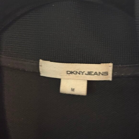 DKNY Jeans Letterman Style Jacket Mens Med - Picture 7 of 7